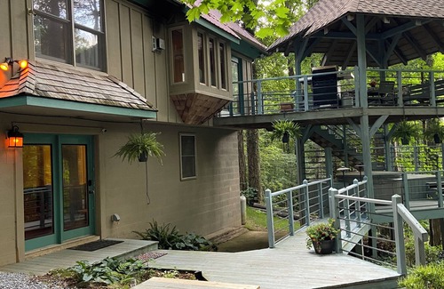 Maggie Valley Casa | Las aguas que caen hermosa escapada de montaña