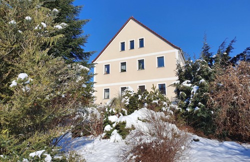 Wittgendorf Apartamento | Familienfrdl. Apartamento para 4 personas, ubicación idílica, con estanque y piscina.