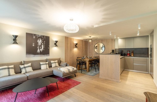 Le Praz Apartamento | Apartamento Familiar Cerca de las Pistas en Courchevel