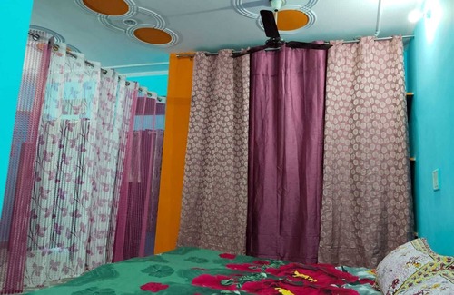 Panch Batti Cabaña | Family atmosphere Guest Room With Double Bed + Single Bed With Cooling Duckting