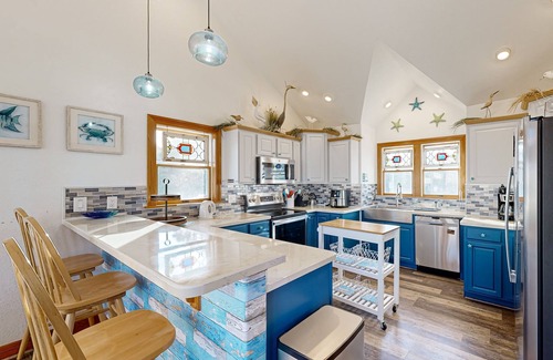 Rodanthe Casa | Family Beach Retreat | Pool, Hot Tub, Game Room