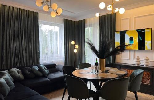 Cedzyna Apartamento | Family & Business Sauna Tężnia Apartments No 8 VIP Najpiękniejszy UNIKAT - Leśny nad Zalewem Cedzyna, Private SPA with Sauna, Jacuzzi - 5 Bedroom, Spectacular View Terrace, Parking, Catering Options - Exclusive NEW!