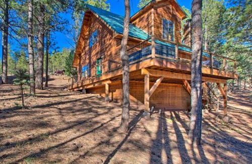 Angel Fire Casa | Family Cabin with Hot Tub 1 Mi to Angel Fire Resort