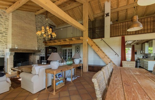 Fargues-sur-Ourbise Villa | Mansión en Fargues con piscina cerca de Burdeos