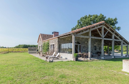 Fargues-sur-Ourbise Villa | Mansión en Fargues con piscina cerca de Burdeos