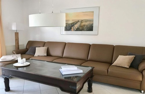 Carolinensiel Apartamento | Famiglia en Hond Hafenblick