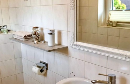 Carolinensiel Apartamento | Famiglia en Hond Hafenblick