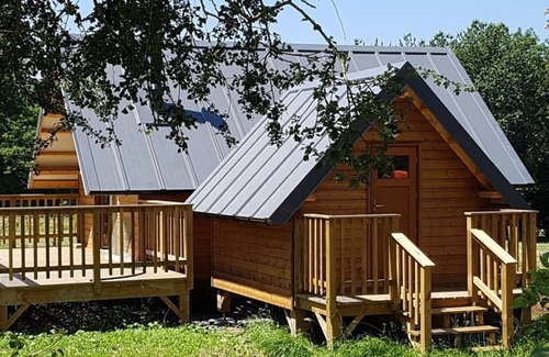 Sainte-Honorine-de-Ducy Apartamento | Lodge-Familiar-Baño con bañera-Terraza-Lodge UTAH