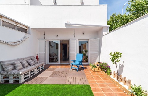 Conil de la Frontera Casa | Casa familiar Casa Noah cerca de la playa con piscina, terraza, balcón y Wi-Fi