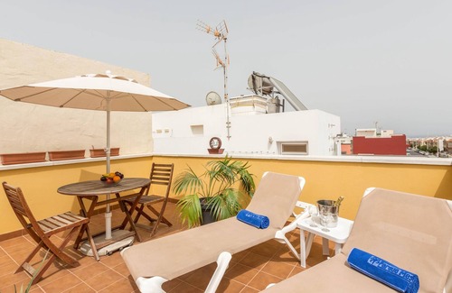 Cruce de Arinaga Casa | Encantadora 'Casa Cruce de Arinaga' con terraza, aire acondicionado y Wi-Fi