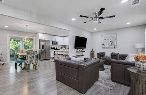 Church Street Casa | Family-Friendly Atlanta Home Near Airport with Patio, Backyard & EV Charger