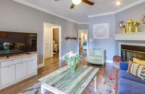 Flowood Casa | Family-Friendly Brandon Home: Fireplace & Patio!