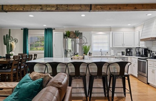 Candler Casa | Family Friendly Home with Hot Tub and Firepit