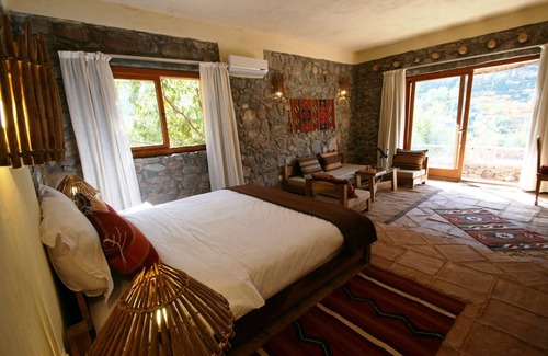 Ouirgane Hotel | Nature Lodge para familias con piscina privada, vistas al río y a la montaña del Atlas
