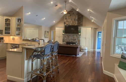 Meredith Casa | Family Friendly Waterfront Estate on Lake Wicwas w/ Private Beach & Dock