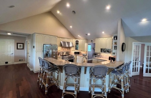 Meredith Casa | Family Friendly Waterfront Estate on Lake Wicwas w/ Private Beach & Dock