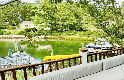 Mashpee Casa | Family Getaway: Heated Pool, Hot Tub And Deep Water Dock