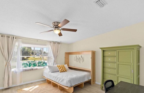 South Patrick Shores Casa | Family Getaway - 6/3 - Pool, Patio, Fire Pit, Walk to the Beach