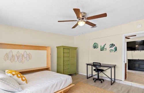 South Patrick Shores Casa | Family Getaway - 6/3 - Pool, Patio, Fire Pit, Walk to the Beach