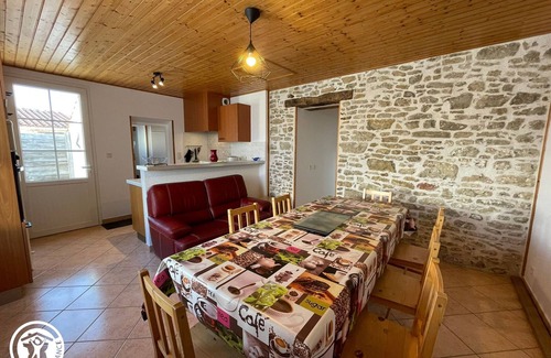 Bourgenay Cabaña | Casa familiar en Talmont-Saint-Hilaire con patio privado