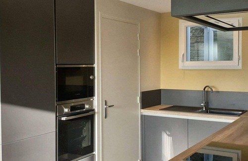 Biville Cabaña | Casa en La Hague con terraza, jardín y WiFi, cerca de la playa
