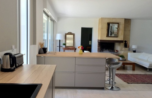 Sablet Casa | Casa, casa rural en Provenza 10 ´ de Vaison la romaine; jardín cerrado * 12 pers, 240 m2