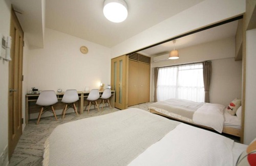 Chuo-ku Hotel | Family room 2 queen beds with kitchen Nonsmoking / Fukuoka Fukuoka
