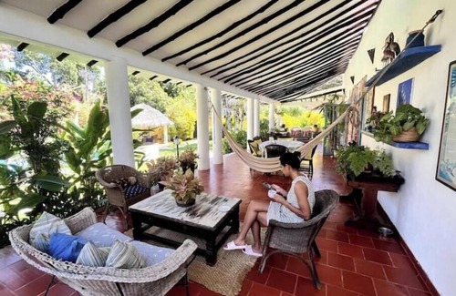 Puerto Colombia Apartamento | Family room in Choroni