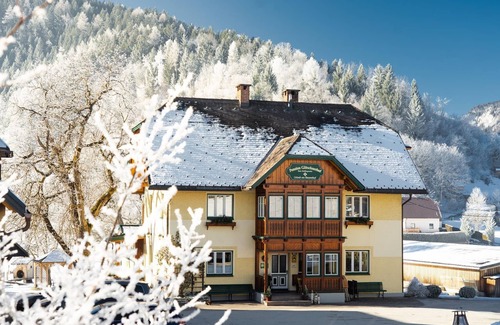 Aigen im Ennstal Apartamento | Family room with kitchen - Glitschnerhof