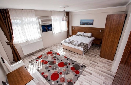 Emin Sinan Apartamento | Habitación familiar con vistas al mar