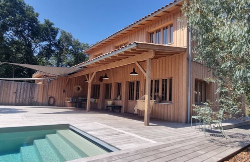 Saint-Julien-en-Born Casa | Family Wooden House 10min From Contis Plage