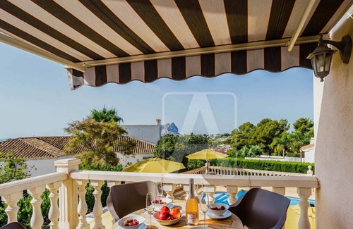 Urbanitzacio la Fustera Casa | Fantastic sea view and view of Calpe with large pool