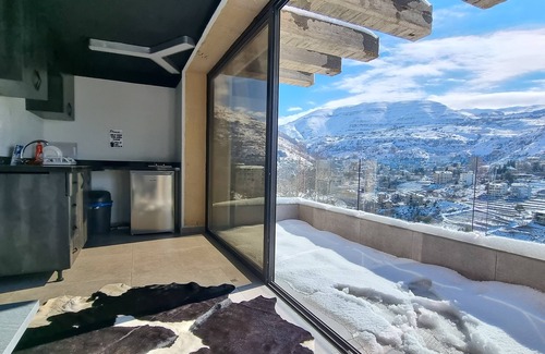 Faraya Chalet De Esquí | FARAYA private rooftop pool with panoramic mountain view with 2-bedroom chalet