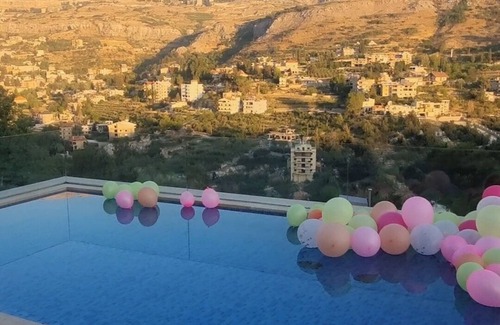 Faraya Chalet De Esquí | FARAYA private rooftop pool with panoramic mountain view with 2-bedroom chalet