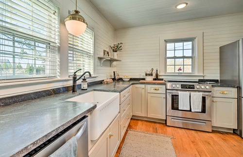 Browns Summit Cabaña | Farmhouse Cottage on 10 Acres: Trails On-Site