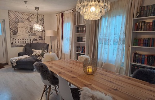 Bismark Otro | Granja 'Gnadenhof Saale' con terraza privada, jardín privado y Wi-Fi