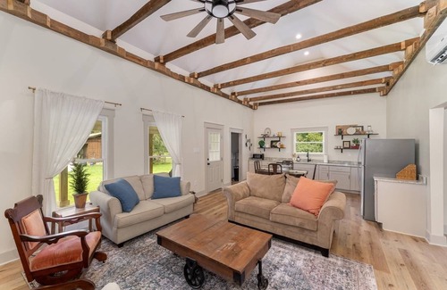 Troy Casa | Farmhouse style 3 bedroom home minutes from the scenic Uwharrie River!