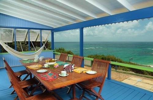 Whitehaven Cabaña | Cliff Top Cottage con vistas a la hermosa playa de la costa este