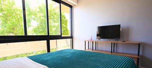 Caballito Apartamento | Fascinante apart moderno con balcón, pura luz y serenidad
