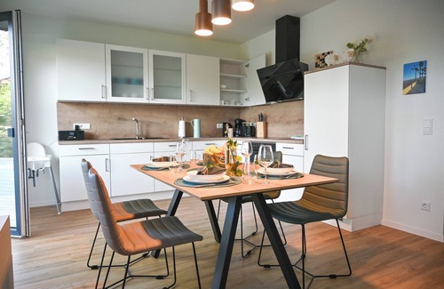 Tossens Apartamento | Favorite place - sauna. Terrace. Ground level. Family time.