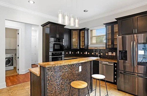 Church Street Casa | Fayetteville Oasis Mansion With Pool and Basketball Court Near Atlanta Airport!