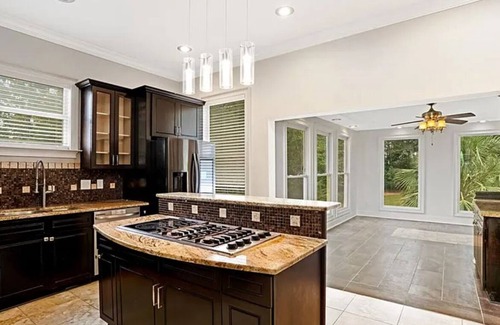 Church Street Casa | Fayetteville Oasis Mansion With Pool and Basketball Court Near Atlanta Airport!
