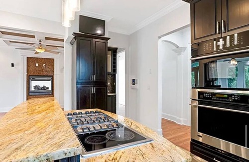 Church Street Casa | Fayetteville Oasis Mansion With Pool and Basketball Court Near Atlanta Airport!