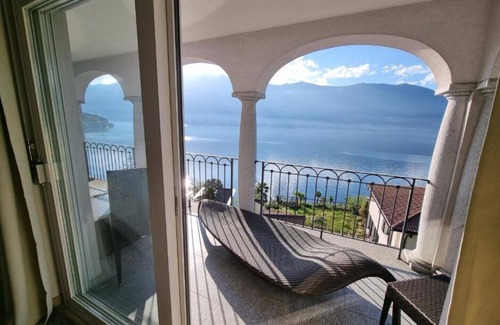 Ranzo Villa | Feel-good oasis with a dream view for all generations (elevator)