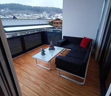Langdorf Apartamento | Ferienwohnung Emma mit Balkon