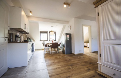 Bischofsheim an der Rhon Condominio | Ferienwohnungen Über den Dächern mit Familienbett