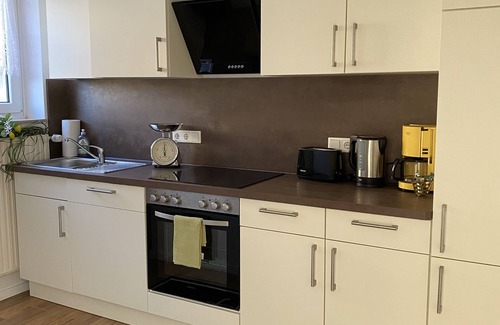 Poppenhausen Apartamento | Ferienhaus Rhönschön mit Blick auf die Wasserkuppe