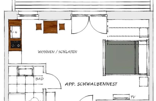 Schnakenbek Apartamento | Ferien Hohes Elbufer - FeWo