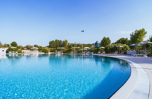 Lido di Pomposa Casa | Feriendorf Vigna sul Mar Lodge Comfort PET für 5 Personen