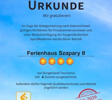 Hannersdorf Casa | Ferienhaus Szapary II